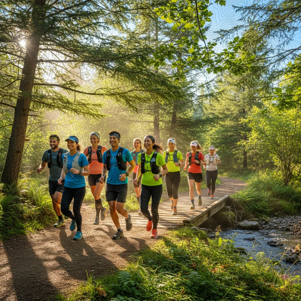 FLOCK - Bright summer forest runners